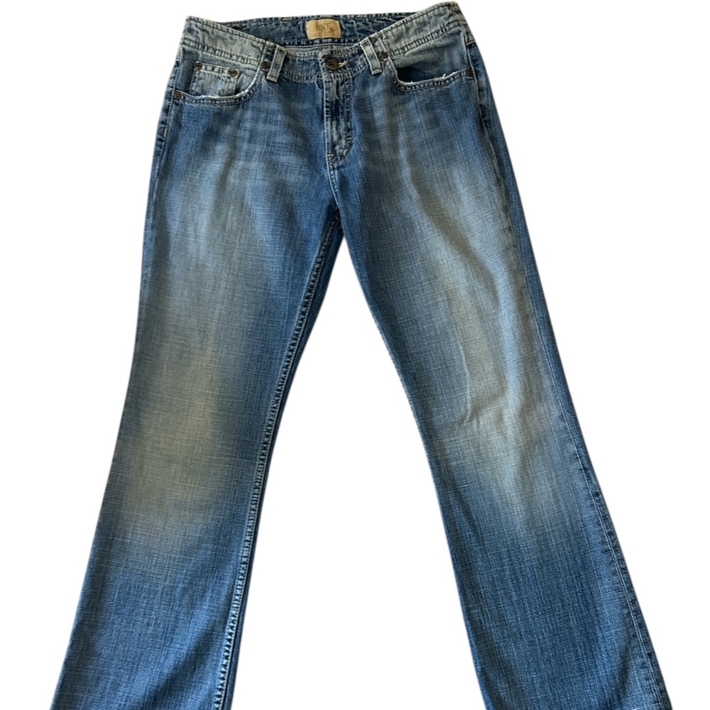 BKE Wendi Blue Bootcut Jeans with Vintage Wash 28x33 1/2